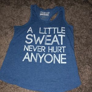Workout tank top